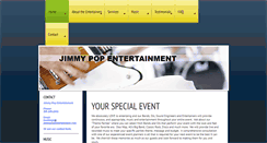 Desktop Screenshot of jimmypopentertainment.com